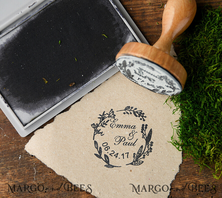 custom stamp, wooden stamp