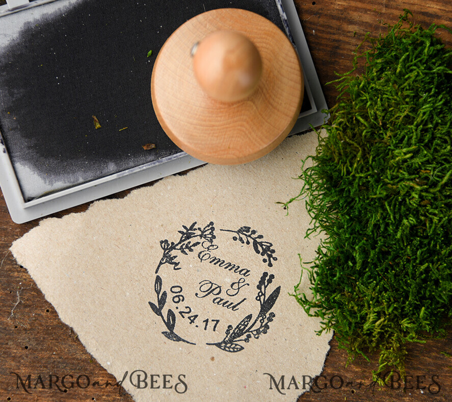 custom stamp, wooden stamp
