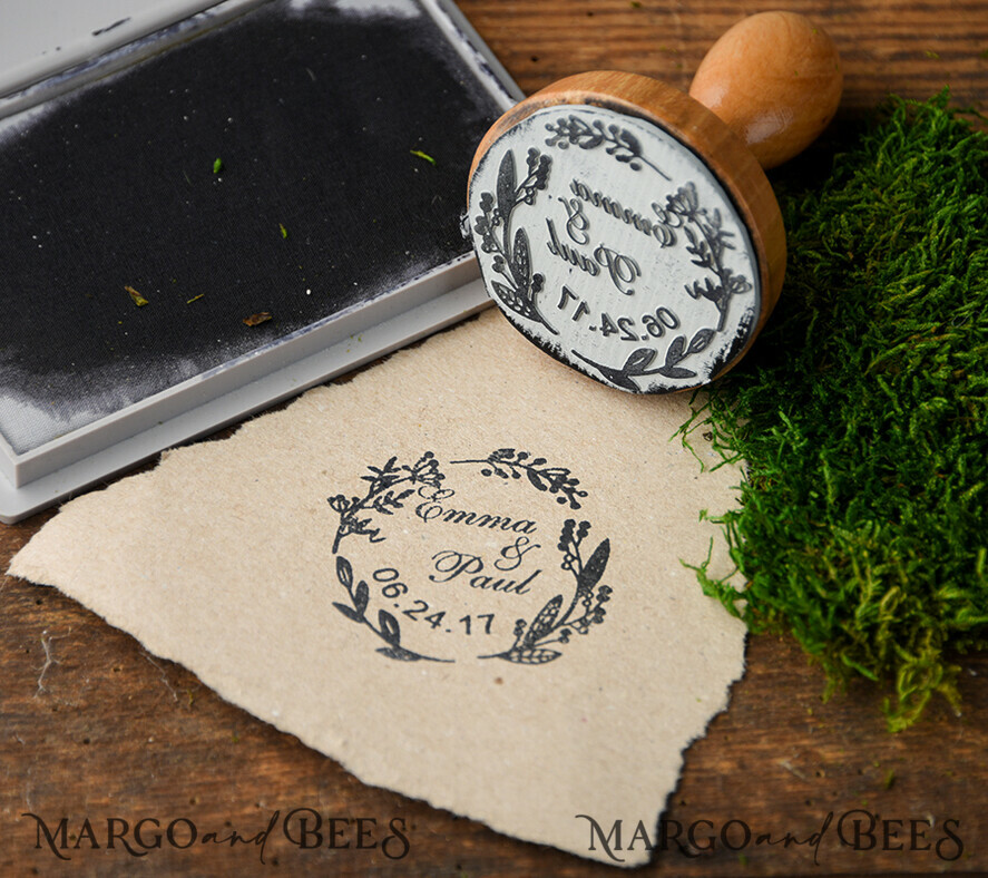 custom stamp, wooden stamp