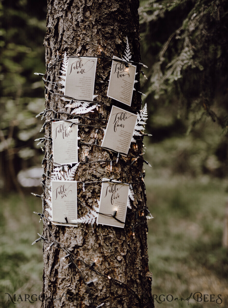 TABLE PLANS AND WEDDING WELCOME SIGNS rustic wedding table plan