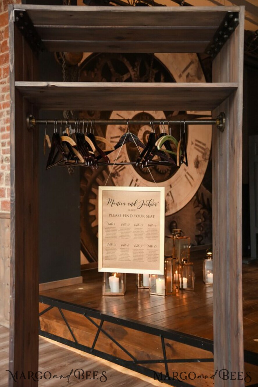 TABLE PLAN rustic seating plan