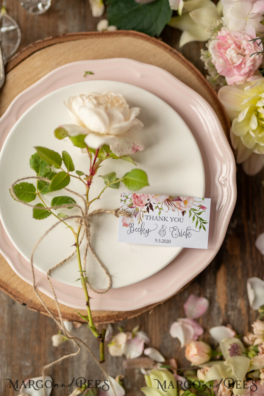 WEDDING FAVORS Wedding Favor Tags & Labels Wedding Thank You favors, custom made tags