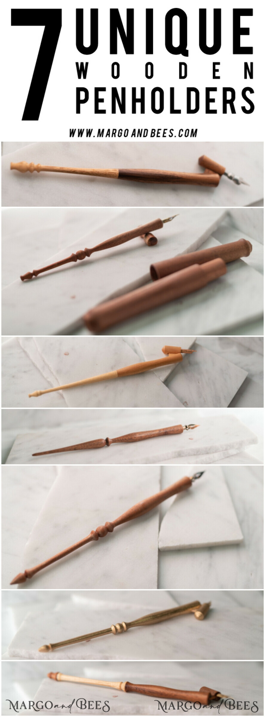 WOODEN PENHOLDERS handwritten calligraphy pen holder