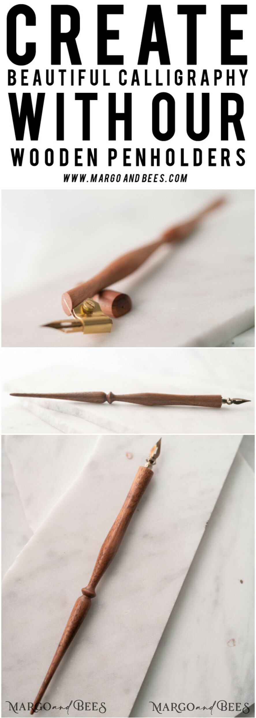 WOODEN PENHOLDERS calligraphy pen wood oblique nib holder