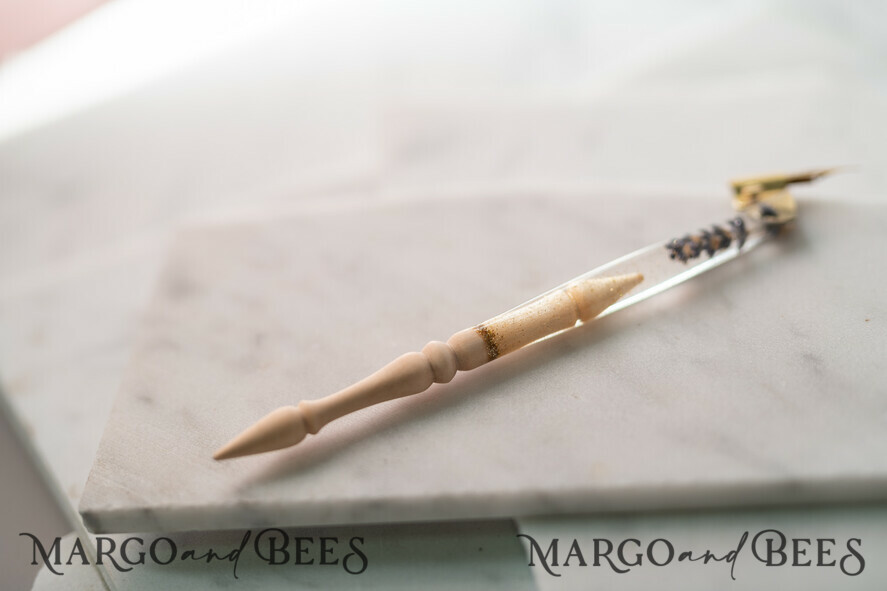 WOODEN PENHOLDERS Wood and resin English Oblique Pen, Handmade resin lavender Wooden Antique Dip Pen, Wood Oblique Calligraphy Pen Holder, perfect gift for her, practicing Quill