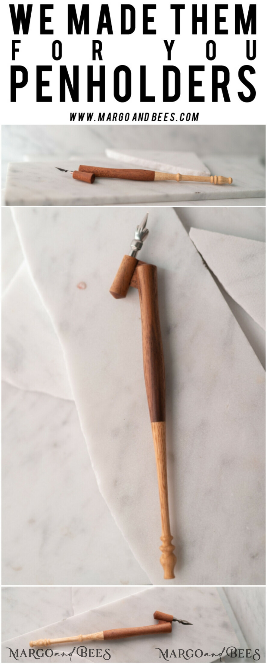 WOODEN PENHOLDERS handwritten calligraphy pen holder