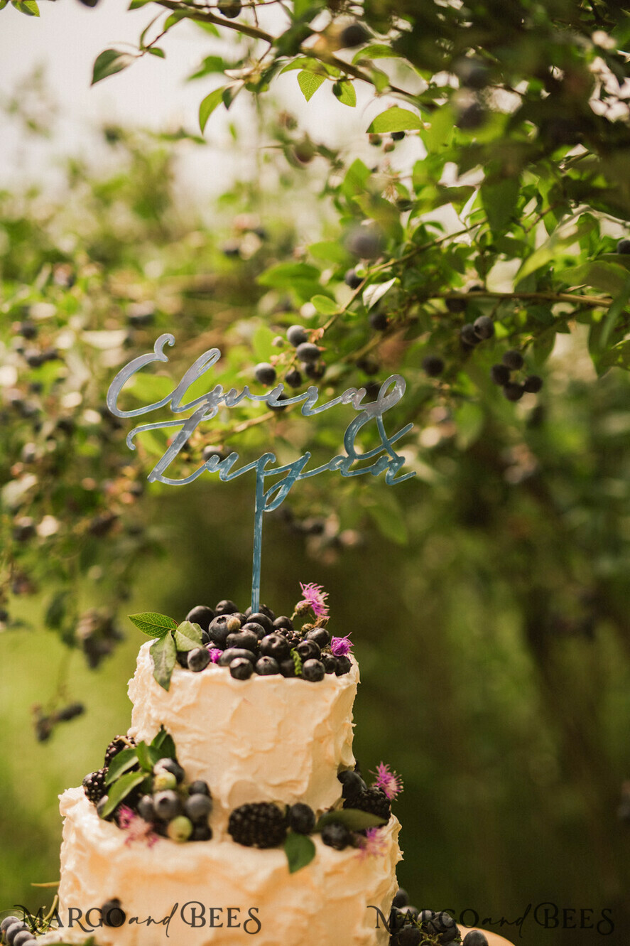 CAKE TOPPER Acrylic wedding cake topper, lasercut cake topper