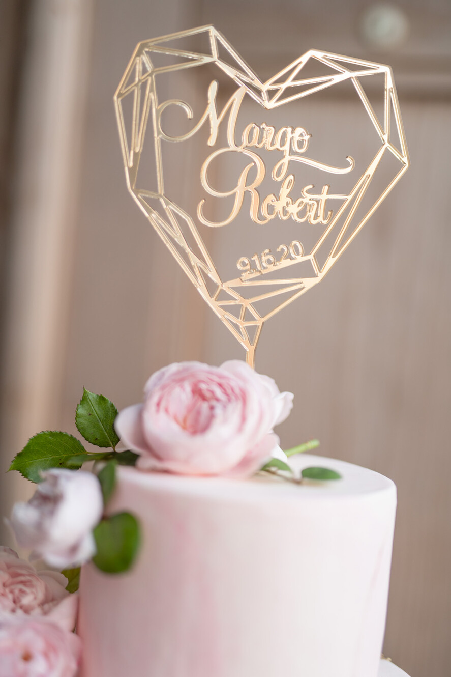 CAKE TOPPER Acrylic topper, lasercut cake topper