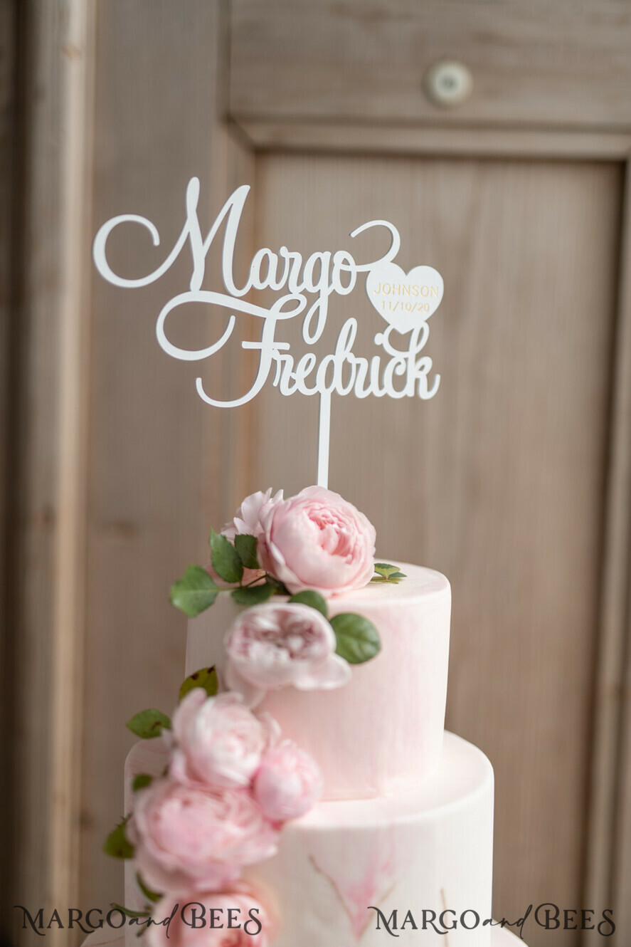 CAKE TOPPER Acrylic topper, lasercut cake topper