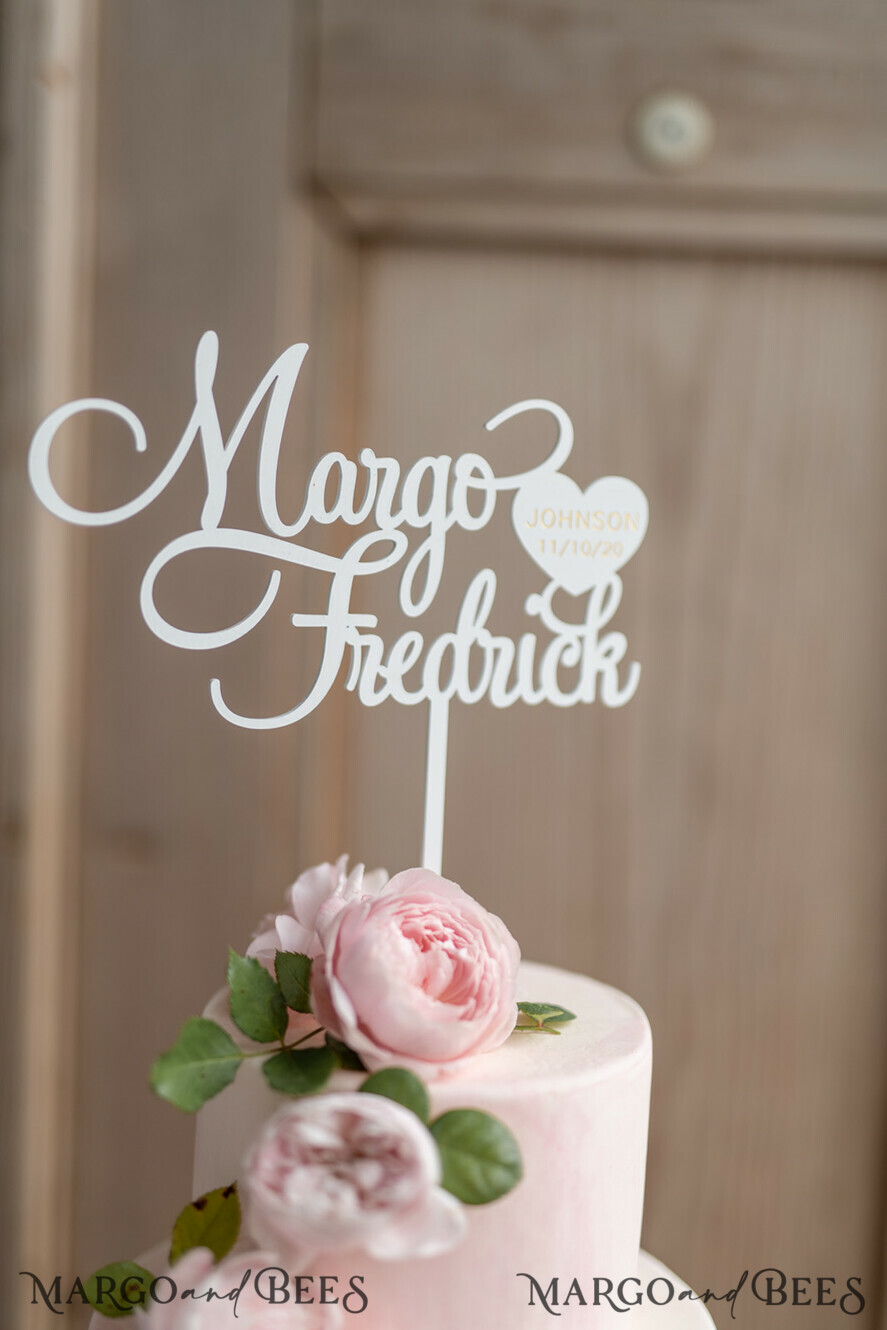 CAKE TOPPER Acrylic topper, lasercut cake topper