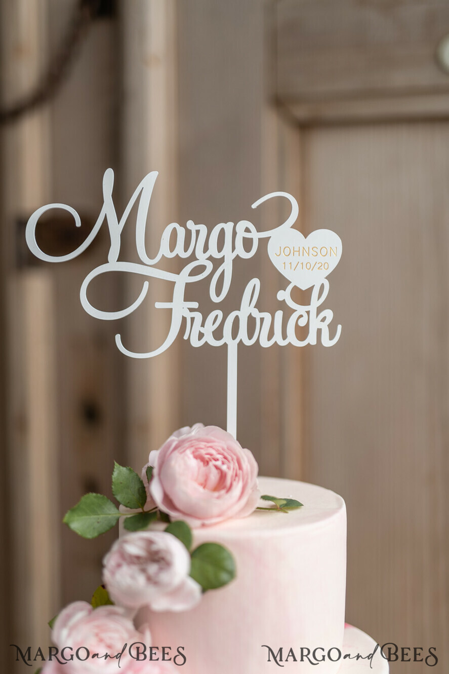CAKE TOPPER Acrylic topper, lasercut cake topper