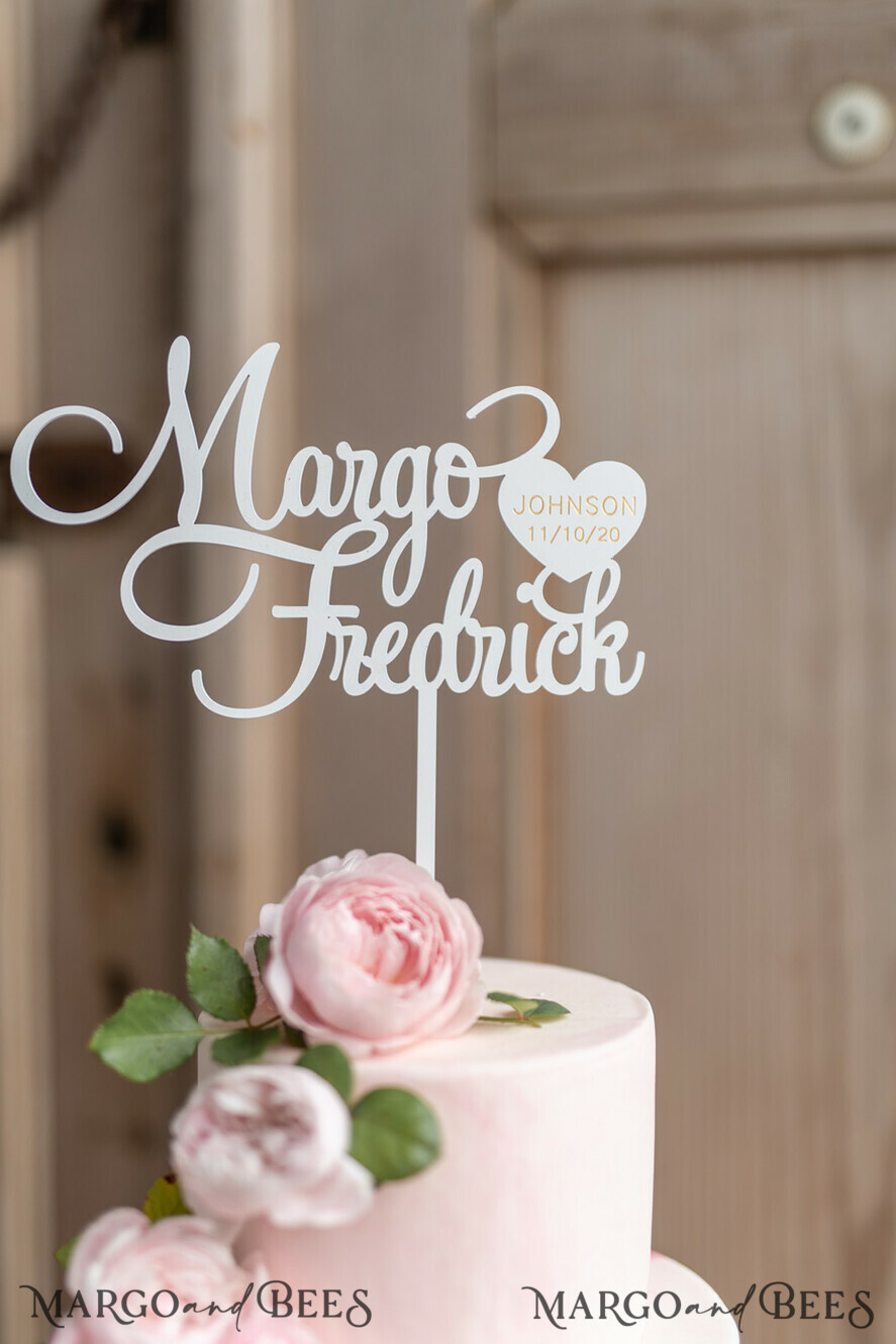 CAKE TOPPER Acrylic topper, lasercut cake topper