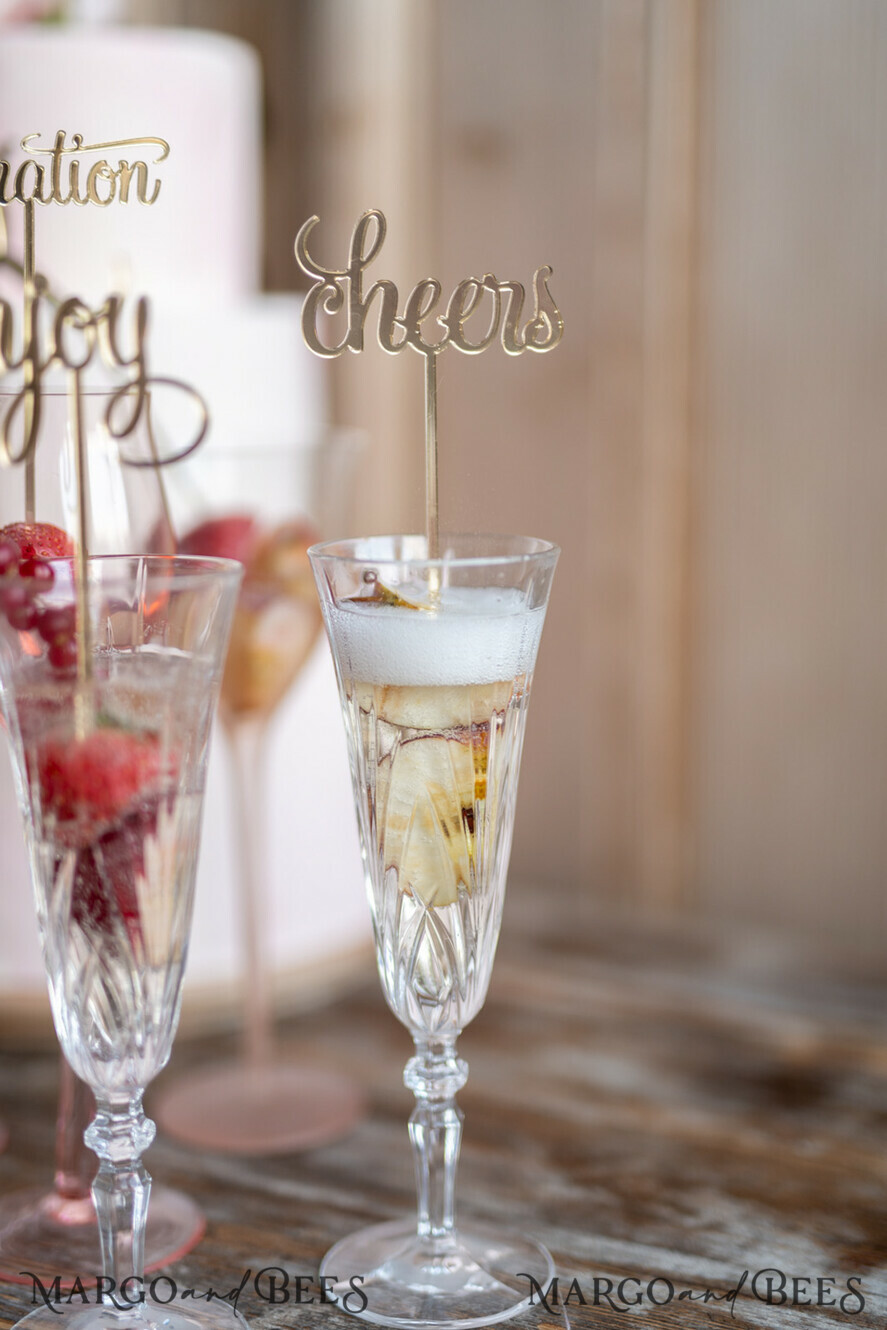 CAKE TOPPER drink toppers topper, drink labels