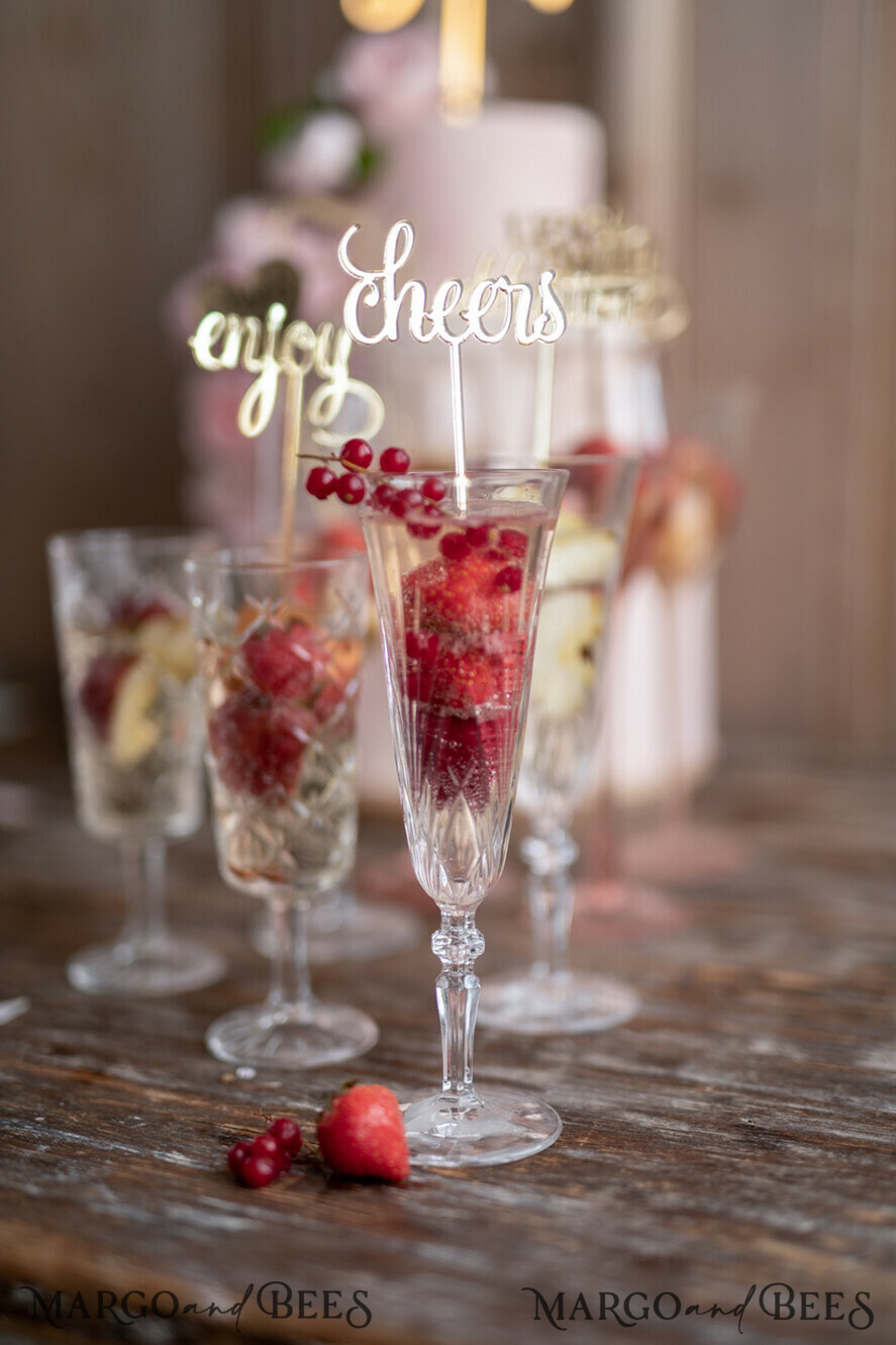 CAKE TOPPER drink toppers topper, drink labels
