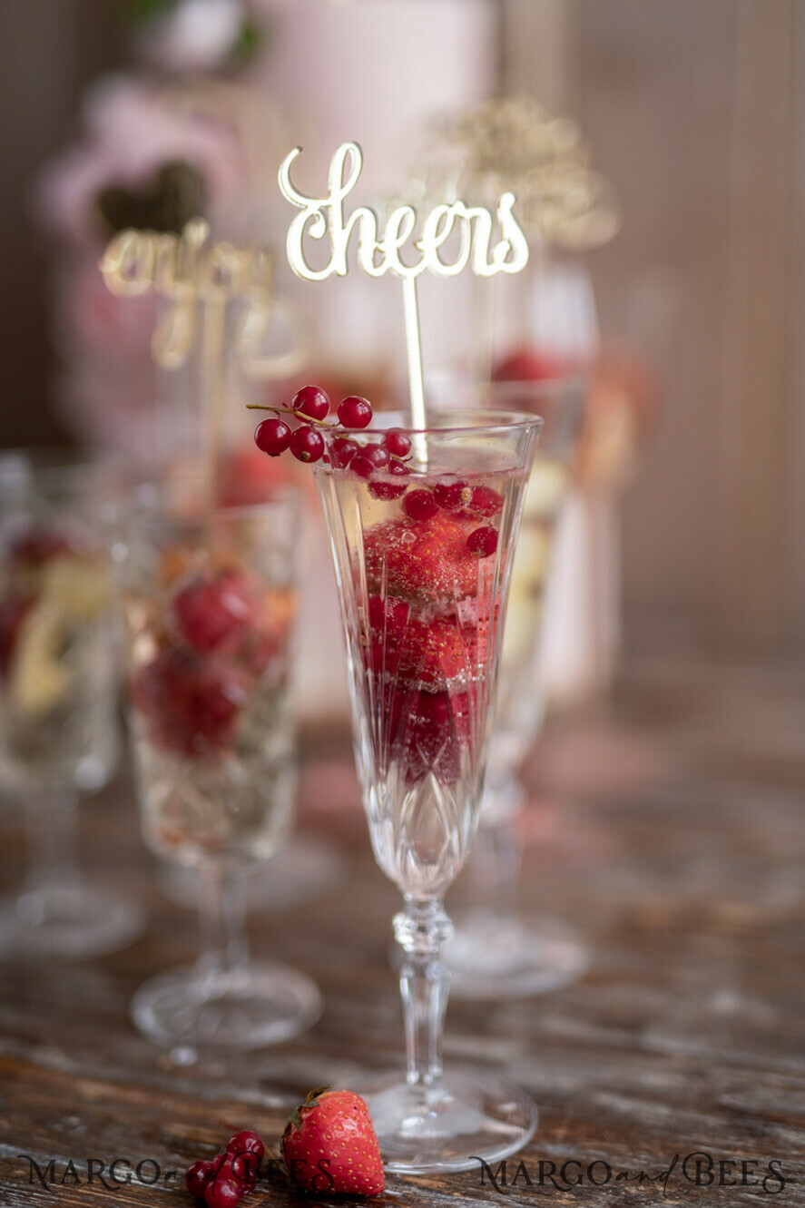 CAKE TOPPER drink toppers topper, drink labels