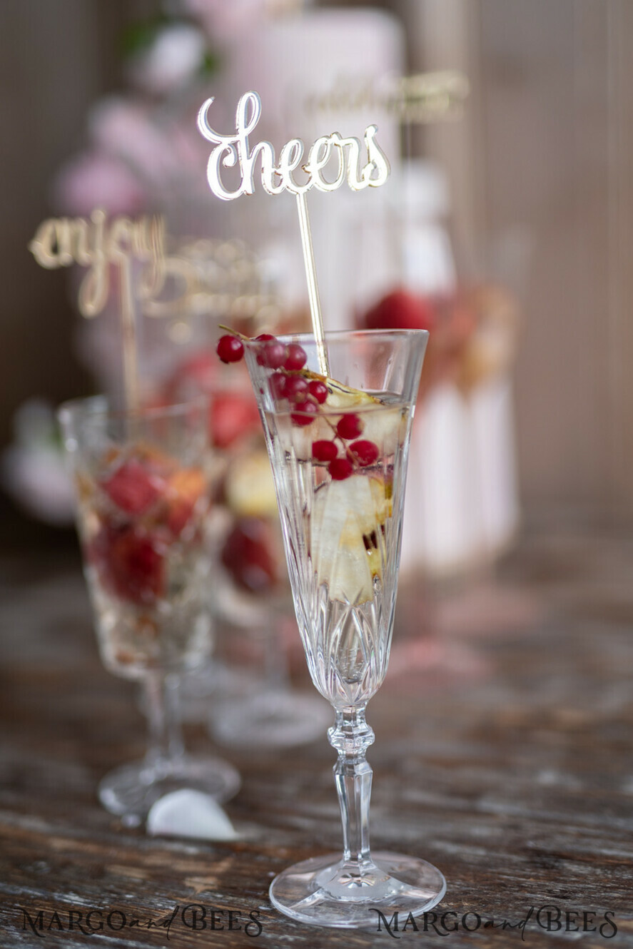 CAKE TOPPER drink toppers topper, drink labels