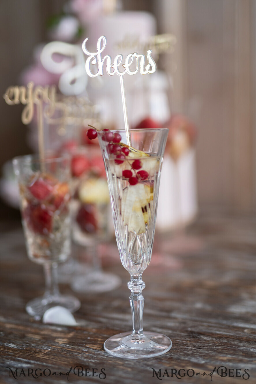 CAKE TOPPER drink toppers topper, drink labels