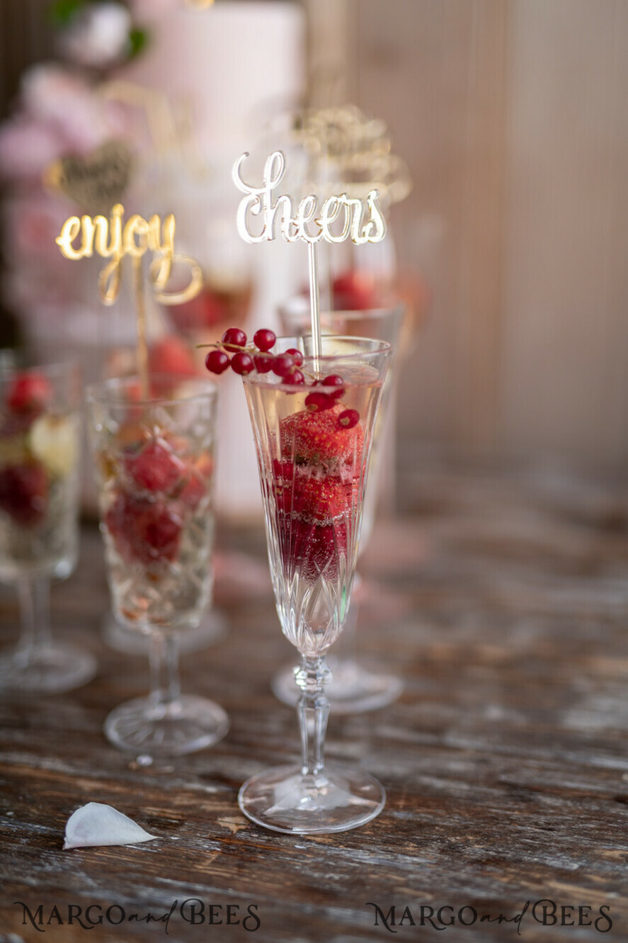 CAKE TOPPER drink toppers topper, drink labels