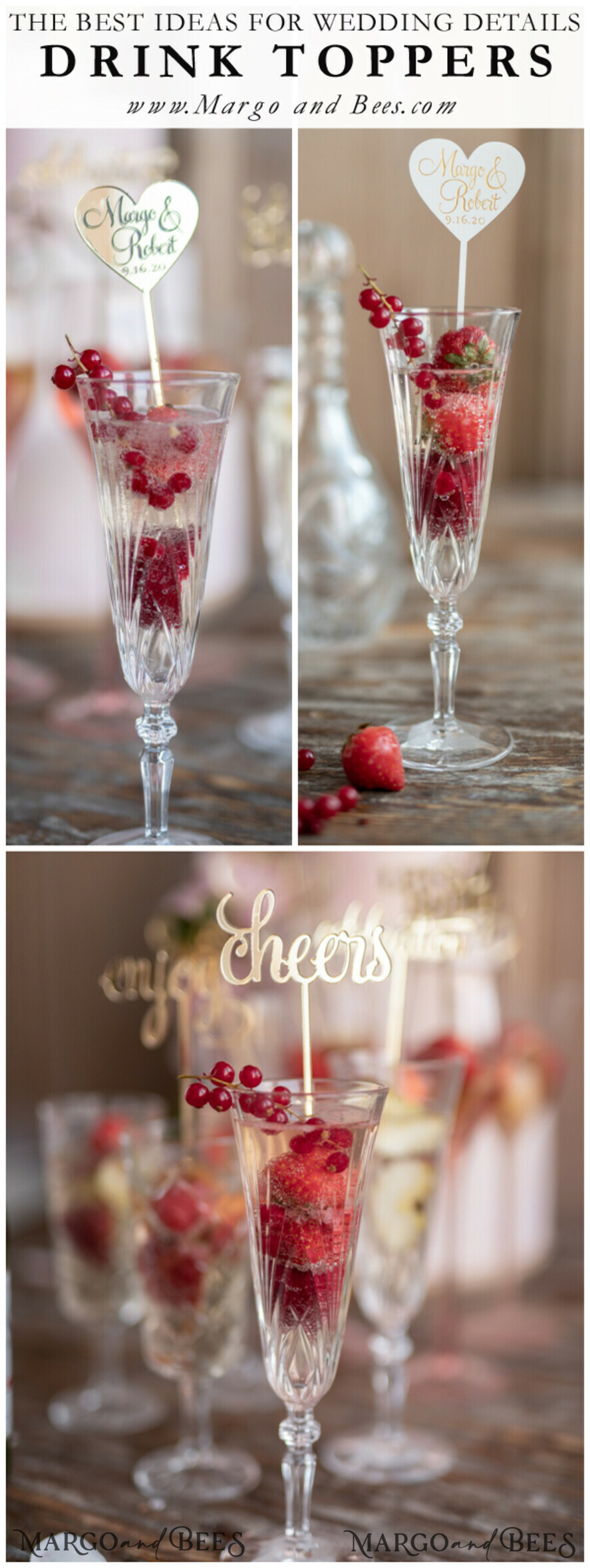 CAKE TOPPER drink toppers wedding cake topper, drink labels