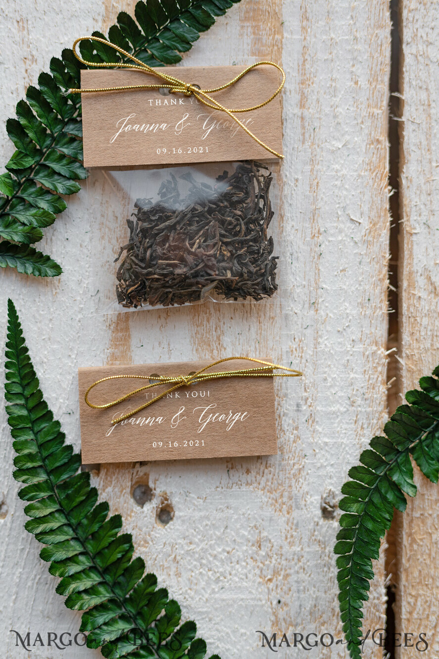 WEDDING FAVORS Wedding Favor Tea Bags Wedding Favor gifts, personalized tea / coffee bags
