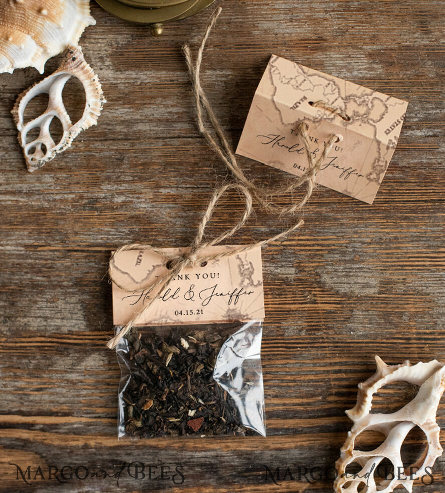 WEDDING FAVORS Wedding Favor Tea Bags cute wedding favor cards, Thank You Tea Bags
