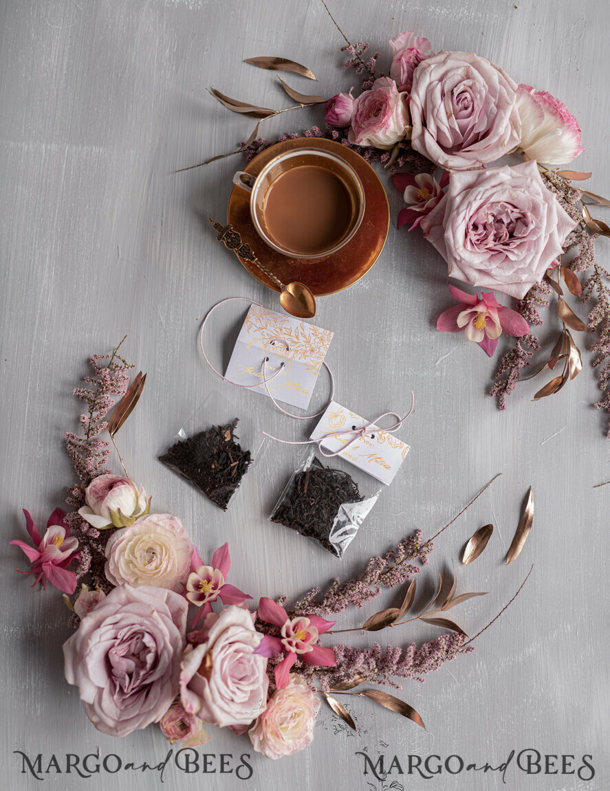 WEDDING FAVORS Wedding Favor Tea Bags cute wedding favor cards, Thank You Tea Bags