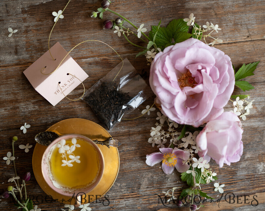 cute wedding favor cards, Thank You Tea Bags