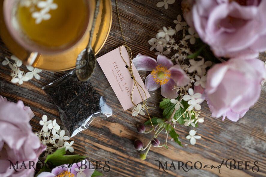 cute wedding favor cards, Thank You Tea Bags