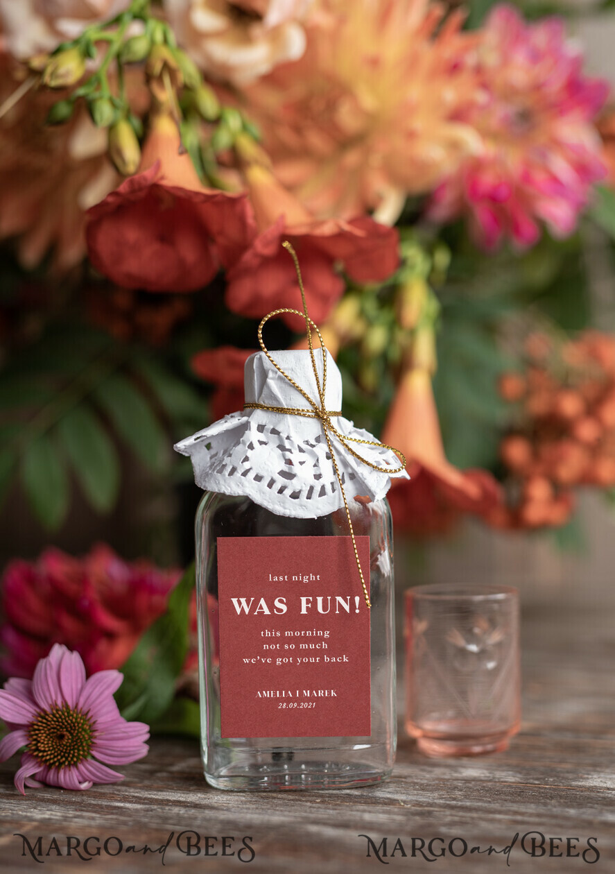 WEDDING FAVORS wedding hangover kits wedding Favors, hangover kit i regret nothing
