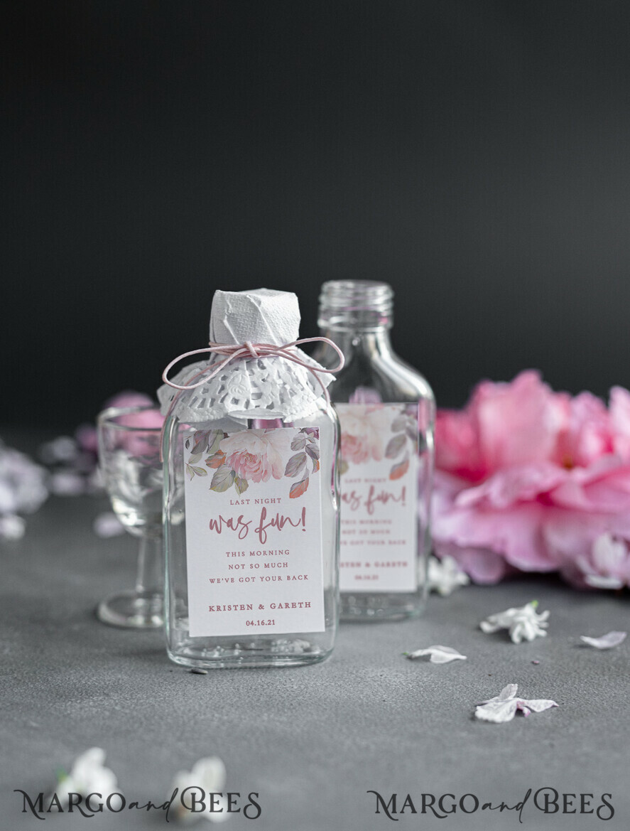 WEDDING FAVORS wedding hangover kits guests favor ideas, hangover kit bottle