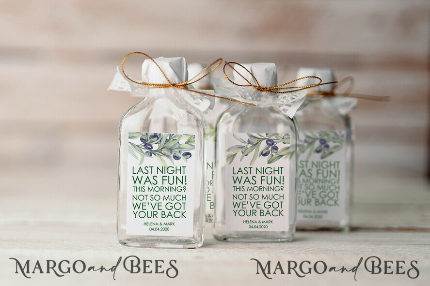 WEDDING FAVORS wedding hangover kits wedding favor ideas, presonalized hangover kit