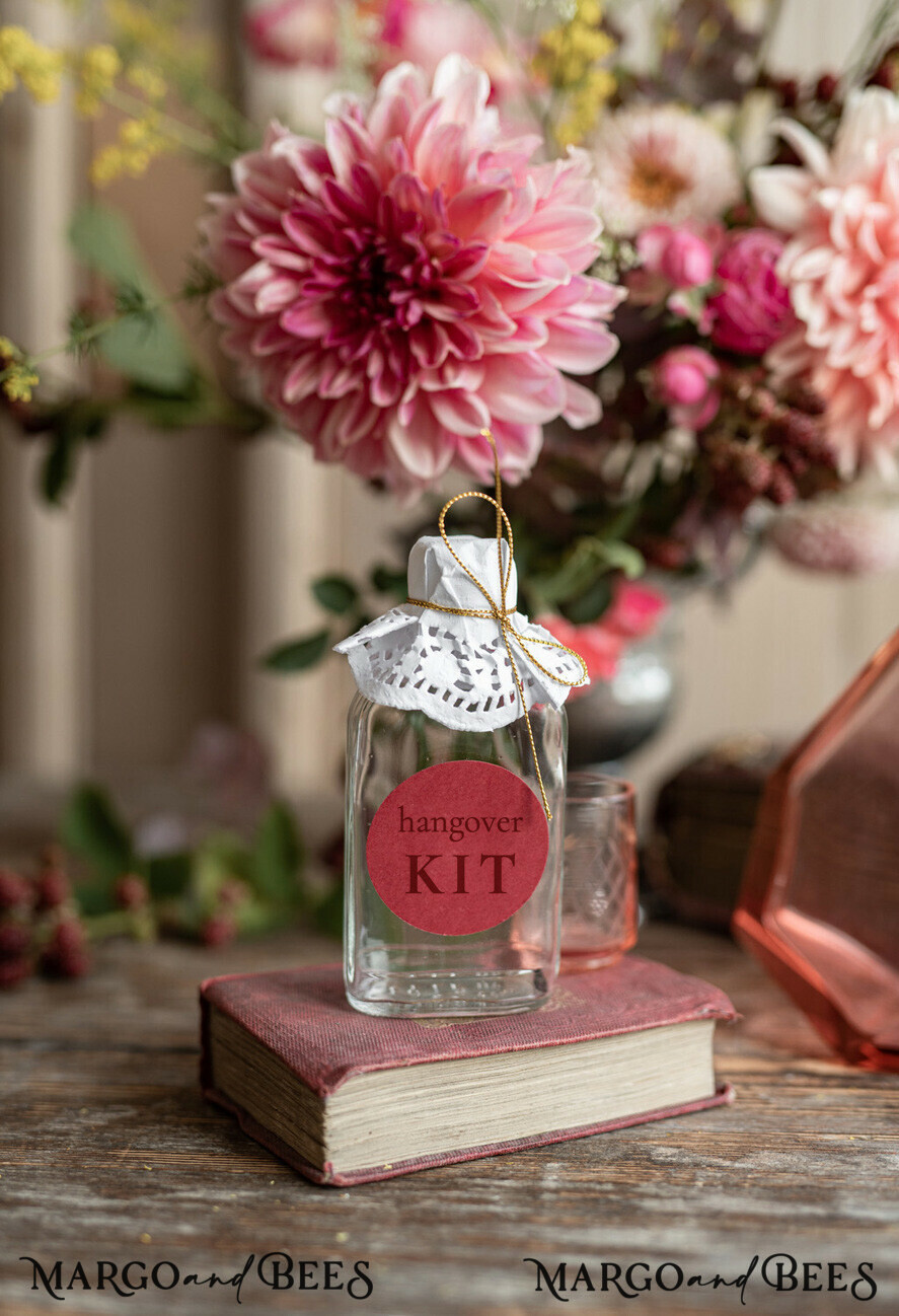 WEDDING FAVORS wedding hangover kits Wedding Favor gifts, hangover kit for day after