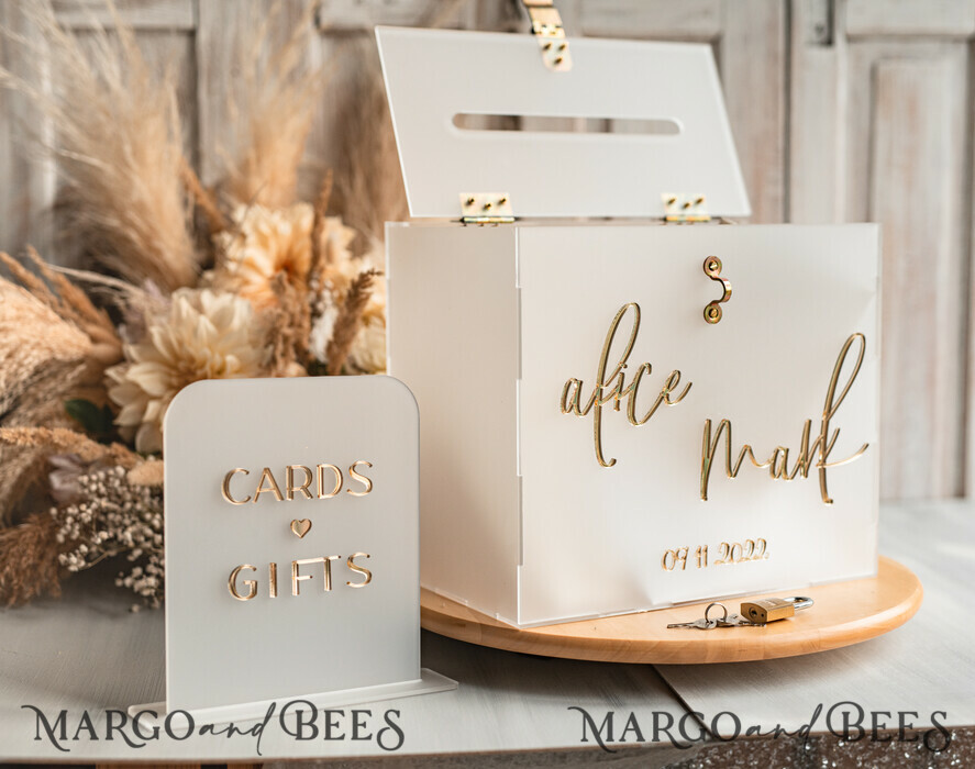 CARD BOXES acrylic Cards box Elegant Frozen wedding Set acrylic card box with Lock and sign cards & gifts, Personalized Wedding Card Box, Clear Card Box, Wedding Card Box with Lid, Wedding Money Box, Wedding Card Holder