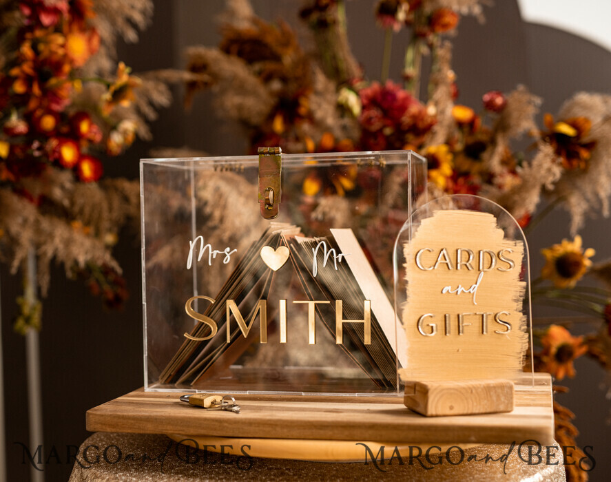 CARD BOXES acrylic Cards box Elegant Clear wedding Set acrylic card box with Lock and sign cards & gifts, Personalized Wedding Card Box, Clear Card Box, Wedding Card Box with Lid, Wedding Money Box, Wedding Card Holder