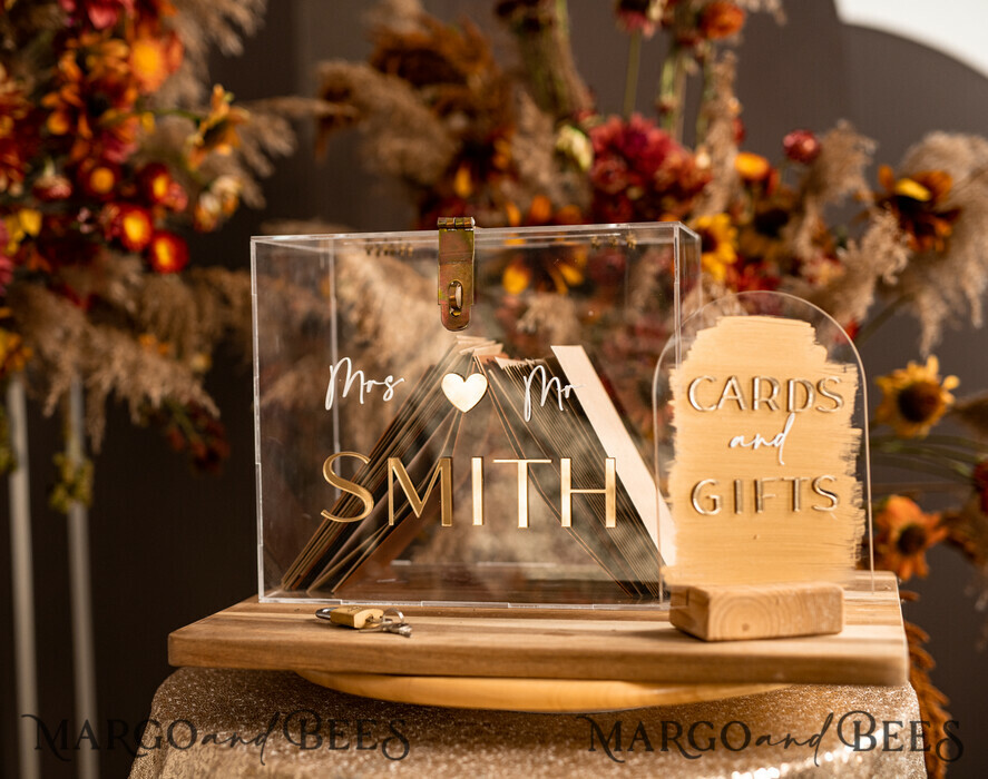 CARD BOXES acrylic Cards box Elegant Clear wedding Set acrylic card box with Lock and sign cards & gifts, Personalized Wedding Card Box, Clear Card Box, Wedding Card Box with Lid, Wedding Money Box, Wedding Card Holder