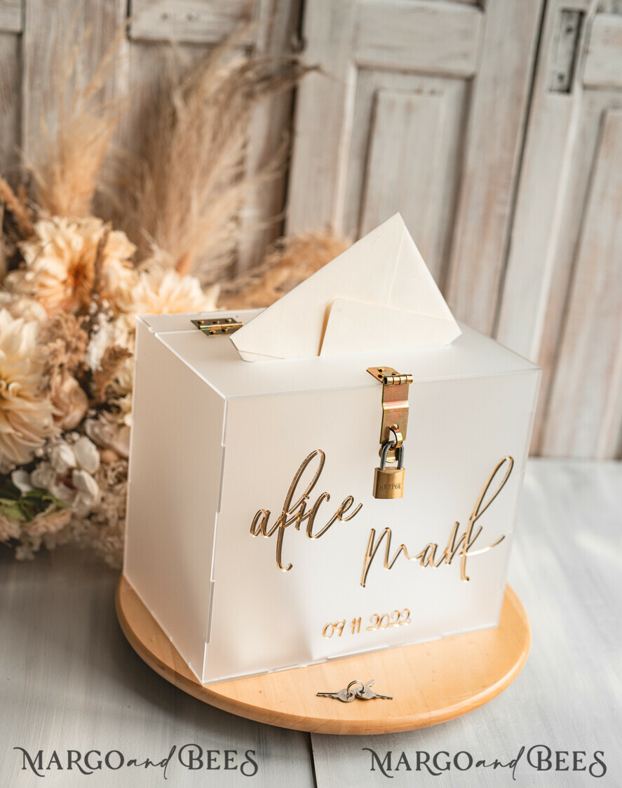 CARD BOXES acrylic Cards box Frozen wedding wishing well acrylic money gift card box, Personalized Wedding Card Box, Acrylic Card Box, Wedding Card Box with Lid, Wedding Money Box, Wedding Card Box, Wedding Card Holder