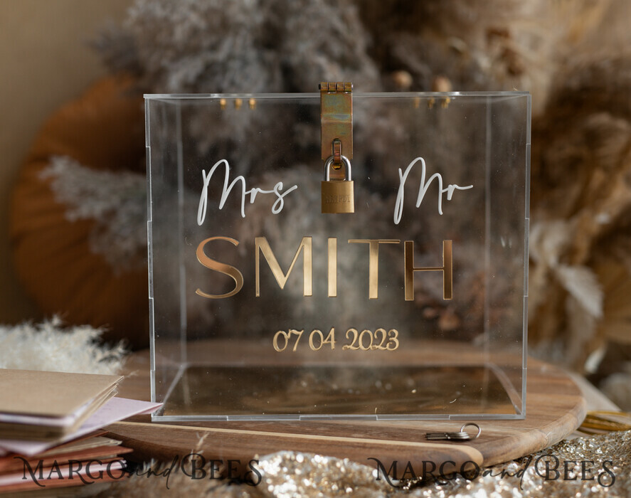 CARD BOXES acrylic Cards box Modern Clear wedding wishing well acrylic card box with Lock, Personalized Wedding Card Box, Clear Card Box, Wedding Card Box with Lid, Wedding Money Box, Wedding Card Holder