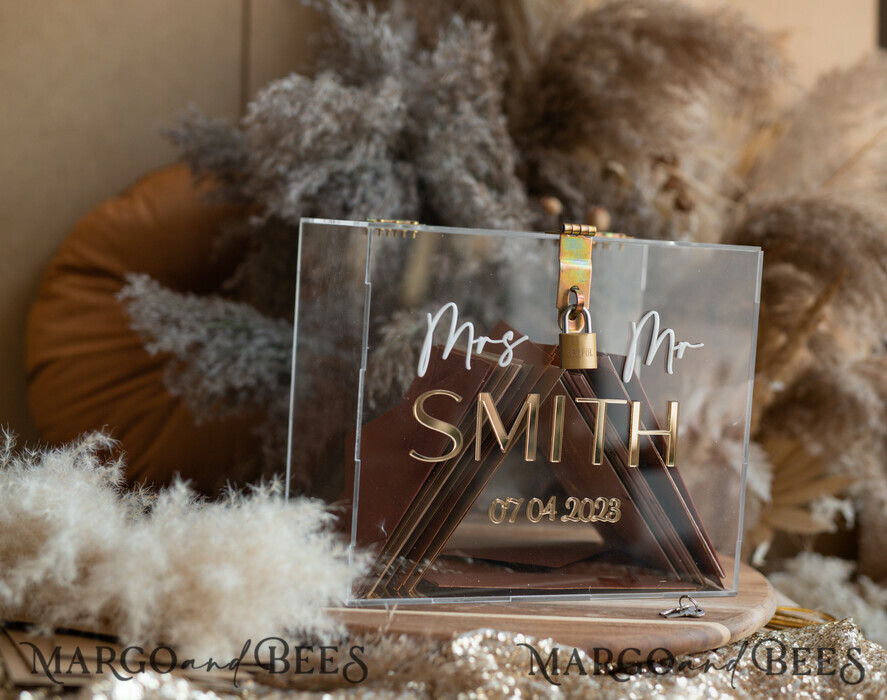 CARD BOXES acrylic Cards box Modern Clear wedding wishing well acrylic card box with Lock, Personalized Wedding Card Box, Clear Card Box, Wedding Card Box with Lid, Wedding Money Box, Wedding Card Holder