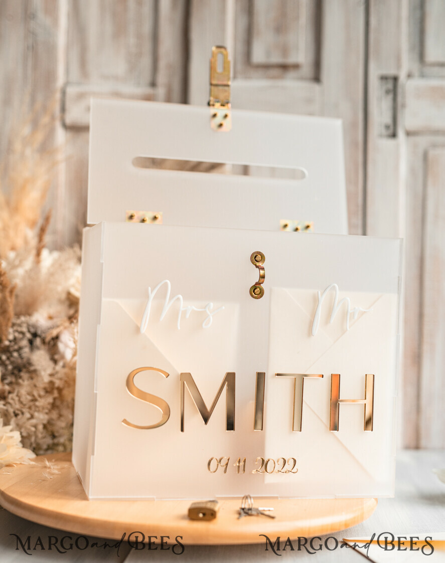 CARD BOXES acrylic Cards box Frozen wedding wishing well acrylic money gift card box, Personalized Wedding Card Box, Acrylic Card Box, Wedding Card Box with Lid, Wedding Money Box, Wedding Card Box, Wedding Card Holder