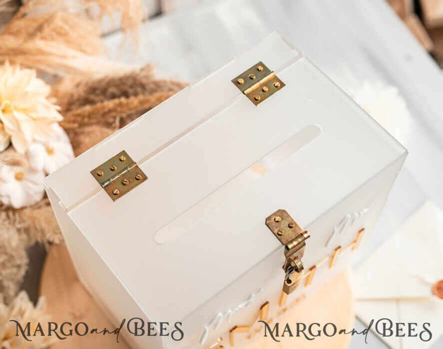 CARD BOXES acrylic Cards box Elegant Frozen wedding Set acrylic card box with Lock and sign cards & gifts, Personalized Wedding Card Box, Clear Card Box, Wedding Card Box with Lid, Wedding Money Box, Wedding Card Holder