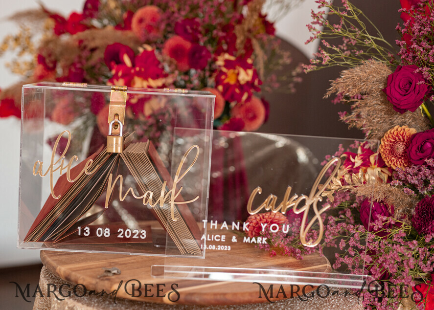 CARD BOXES acrylic Cards box Elegant Clear wedding Set acrylic card box with Lock and sign cards & gifts, Personalized Wedding Card Box, Clear Card Box, Wedding Card Box with Lid, Wedding Money Box, Wedding Card Holder