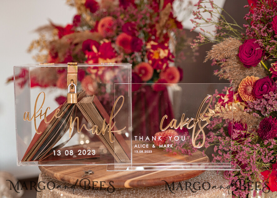 CARD BOXES acrylic Cards box Elegant Clear wedding Set acrylic card box with Lock and sign cards & gifts, Personalized Wedding Card Box, Clear Card Box, Wedding Card Box with Lid, Wedding Money Box, Wedding Card Holder