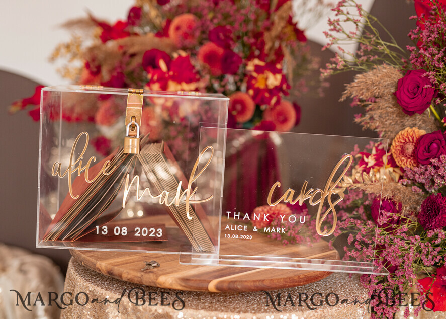 CARD BOXES acrylic Cards box Elegant Clear wedding Set acrylic card box with Lock and sign cards & gifts, Personalized Wedding Card Box, Clear Card Box, Wedding Card Box with Lid, Wedding Money Box, Wedding Card Holder