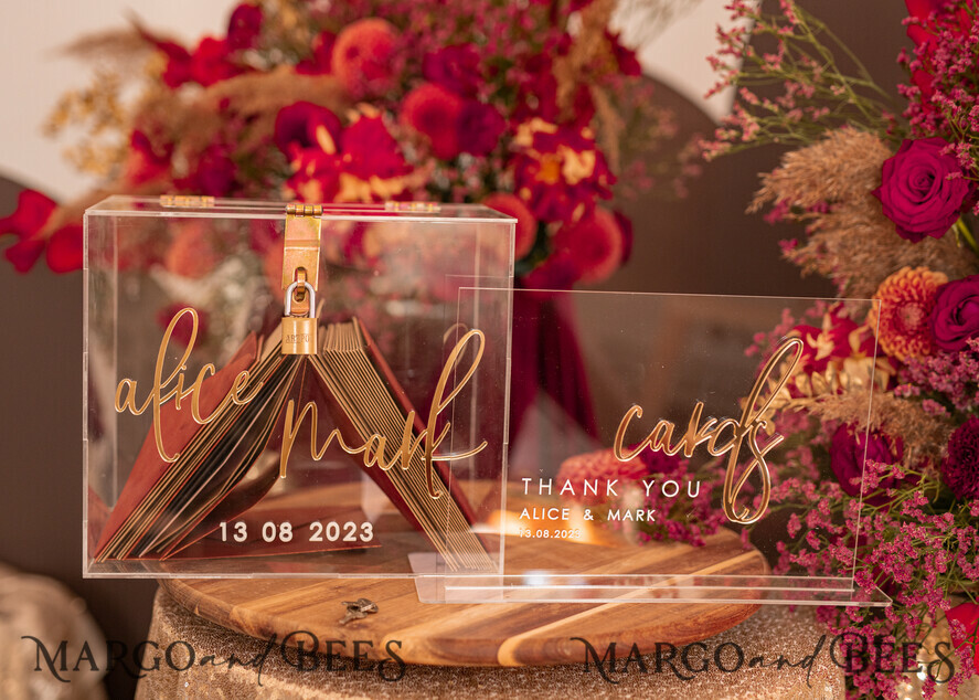 CARD BOXES acrylic Cards box Elegant Clear wedding Set acrylic card box with Lock and sign cards & gifts, Personalized Wedding Card Box, Clear Card Box, Wedding Card Box with Lid, Wedding Money Box, Wedding Card Holder