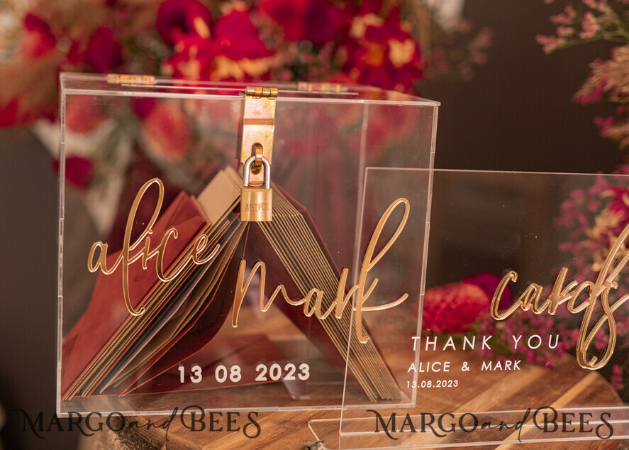 CARD BOXES acrylic Cards box Elegant Clear wedding Set acrylic card box with Lock and sign cards & gifts, Personalized Wedding Card Box, Clear Card Box, Wedding Card Box with Lid, Wedding Money Box, Wedding Card Holder