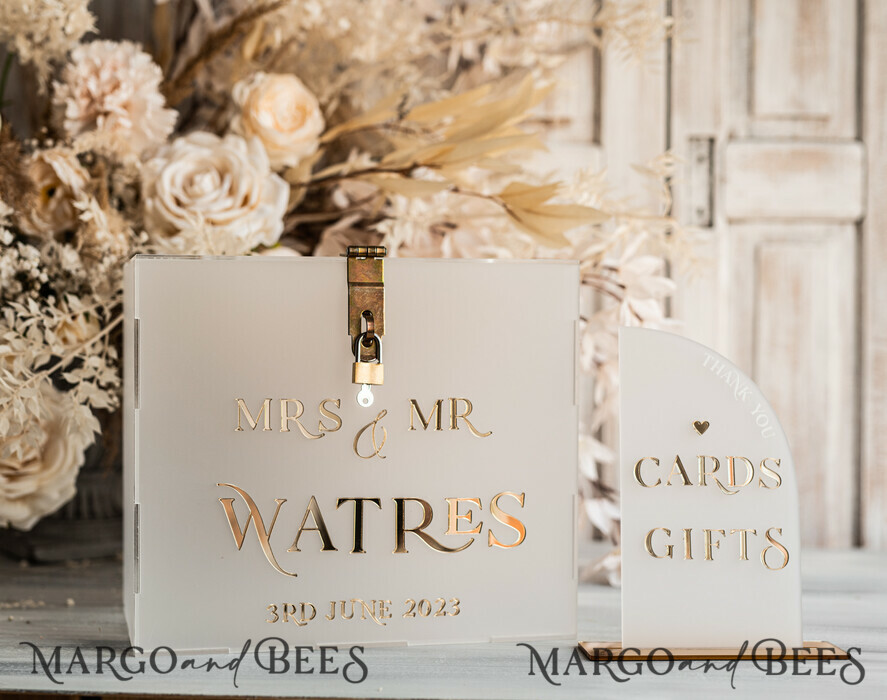 CARD BOXES acrylic Cards box Elegant Frozen wedding Set acrylic card box with Lock and sign cards & gifts, Personalized Wedding Card Box, Clear Card Box, Wedding Card Box with Lid, Wedding Money Box, Wedding Card Holder