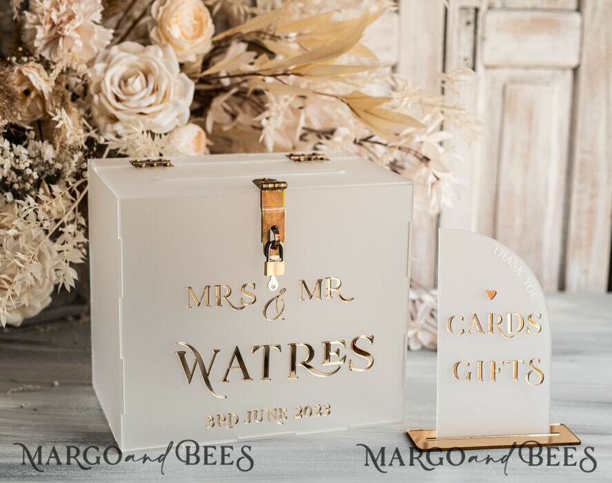 CARD BOXES acrylic Cards box Elegant Frozen wedding Set acrylic card box with Lock and sign cards & gifts, Personalized Wedding Card Box, Clear Card Box, Wedding Card Box with Lid, Wedding Money Box, Wedding Card Holder