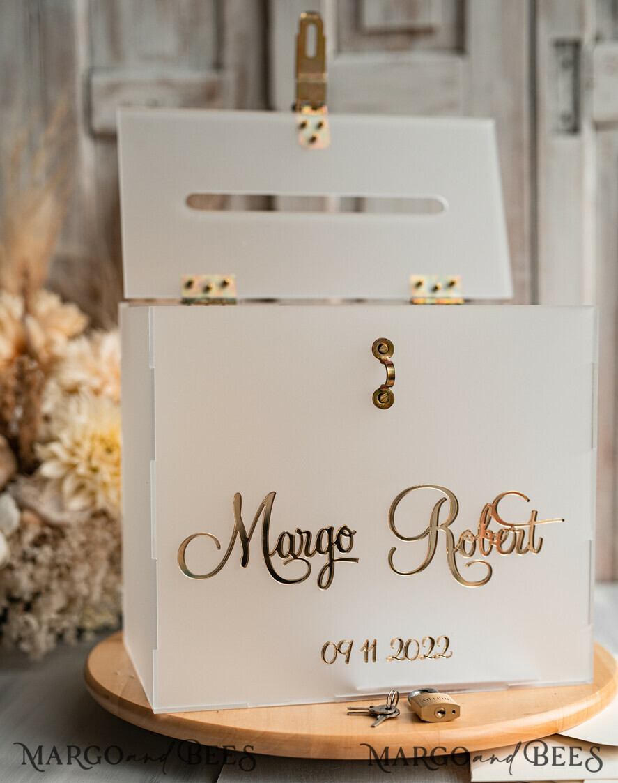 CARD BOXES acrylic Cards box Frozen wedding wishing well acrylic money gift card box, Personalized Wedding Card Box, Acrylic Card Box, Wedding Card Box with Lid, Wedding Money Box, Wedding Card Box, Wedding Card Holder
