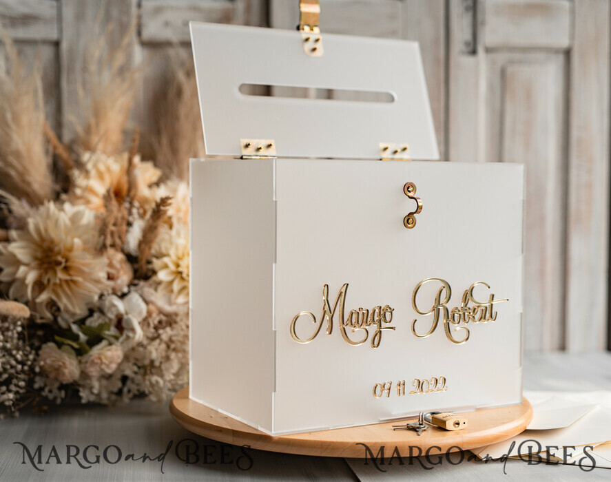 CARD BOXES acrylic Cards box Frozen wedding wishing well acrylic money gift card box, Personalized Wedding Card Box, Acrylic Card Box, Wedding Card Box with Lid, Wedding Money Box, Wedding Card Box, Wedding Card Holder