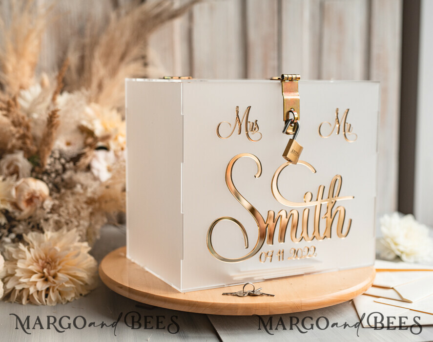 CARD BOXES acrylic Cards box Elegant Frozen wedding Set acrylic card box with Lock and sign cards & gifts, Personalized Wedding Card Box, Clear Card Box, Wedding Card Box with Lid, Wedding Money Box, Wedding Card Holder